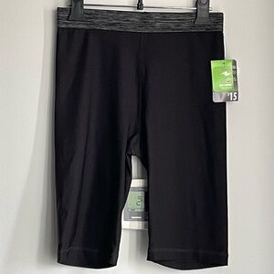 NWT ATHLETIC WORKS Dri-More Black Athletic Shorts